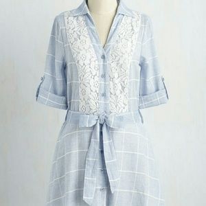 NWOT Collared button down dress